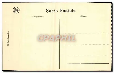 Bruxelas — A Bolsa — Éd. Nels, Bruxelas — Verso