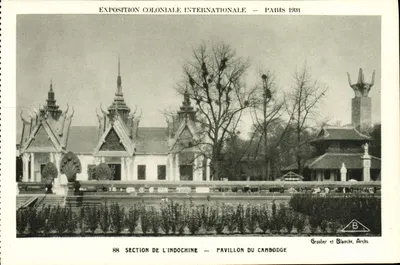 Pavilhão do Camboja — Exposição Colonial Internacional — Paris 1931