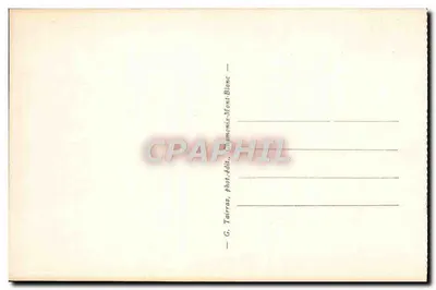 Grands Mulets — Chamonix-Mont-Blanc — G. Tairraz, fot.-wyd. — Rewers