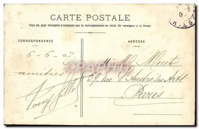 Foix (Ariège) — Rocher de Foix — F. Dauphin, Wydawca, Foix — Rewers