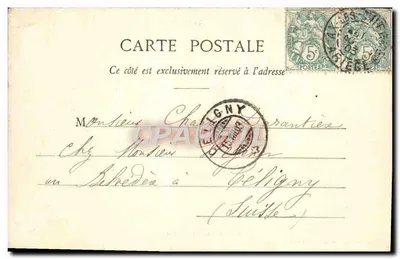 Foix — Vista geral — Fototipia Labouché Fr., Toulouse, n° 41 — Verso
