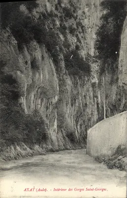 Axat (Aude) — Interior das Gorges Saint-Georges — editor não identificado