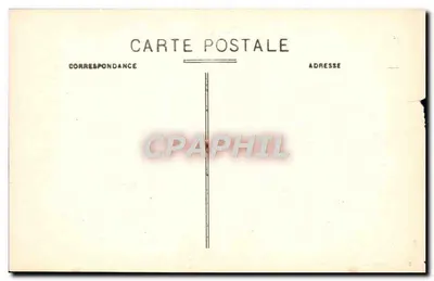 Bilhete postal antigo Rennes les Bains A Entrada dos Banhos da Rainha — Verso