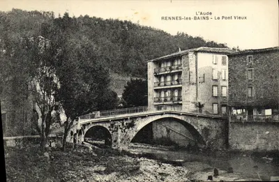 Rennes-les-Bains — O Velho Ponte — L'Aude