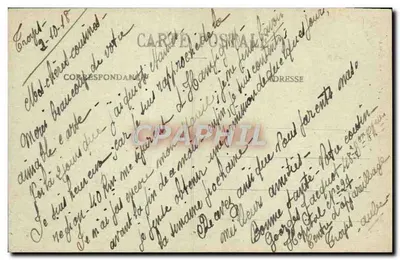 Troyes - Katedra — Widok fasady i wieży, wydawca Visé Nancy, nr 310 — Rewers
