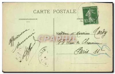 Les Riceys — Ogólny widok Ricey-Haut — wydawca: Alphonse F. Charron, 1907 — Rewers