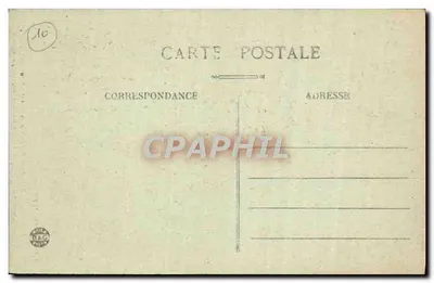 Brienne-le-Château — Oude Militaire School — beeld van Napoleon — Achterkant
