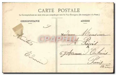 Dienville - Vista geral — P. Giret, edição em Charanges (Aube) — Verso