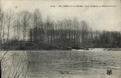 Romilly-sur-Seine — Ponte da Seine, a Grande Eclusa — MTLE