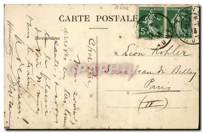 Sainte-Savine — Widok ogólny — Kolekcja T. G. — Rewers