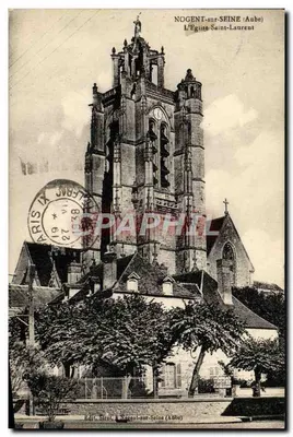 Nogent-sur-Seine (Aube) — A Igreja de São Lourenço — Editores Stroh