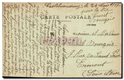 Castelnaudary — Przystań — Wyd. Estève — Rewers