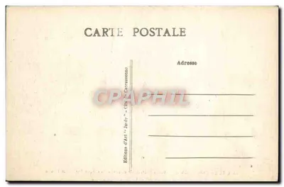 Cidade de Carcassonne — Vista geral do Oeste — Os dois Pontes sobre o Aude — Verso