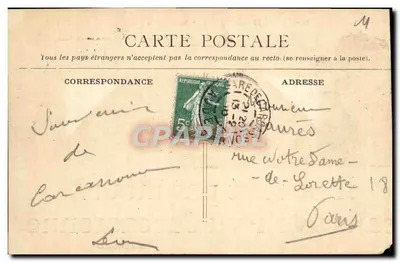 Carcassonne — Algemene uitzicht van het Westen — Fot. M. J. — Nadaud — Achterkant