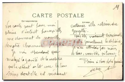 Cidade de Carcassonne — Subida da Porta d'Aude e Castelo — G. Cazanou, editor — Verso