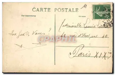 Cidade de Carcassonne — Subida da Porta de Aude — Gazzano, n° 111 — Verso