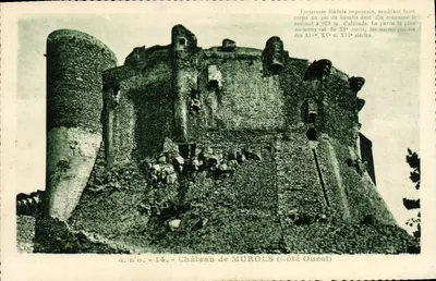Castelo de MUROLS (Lado Oeste) — Fortaleza feudal no topo a 919 m — a.d'o. - 14