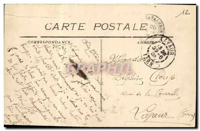 Millau (Aveyron) — Ogólny widok — wydawca nieznany, nr serii 6 — Rewers