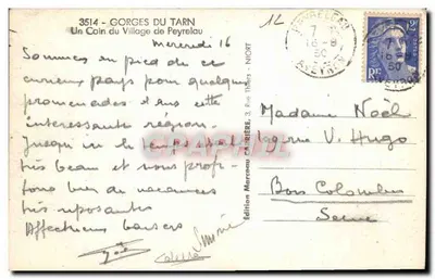 Góry Tarnu — Kąt Wsi Peyrelau — Wydawnictwo Marcaire, 3, Rue Thiers, Niort — Rewers
