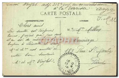Le Lioran — A Vale, perto de St Jacques — G. M. / 417 — Verso