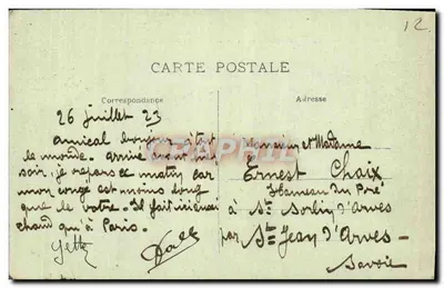 St GENIEZ-d'OLT (Aveyron) — Prawy brzeg Loty — wydawca Carlé N° 2 — Rewers