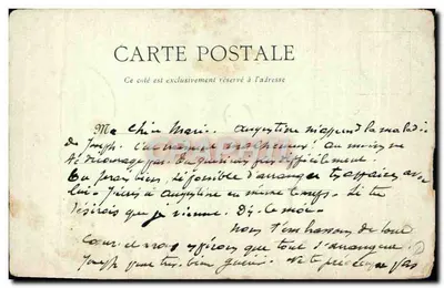 Conques (Aveyron) — vista sul — E. Carrère, Rodez — Verso