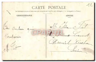 VILLEFRANCHE-de-ROUERGUE — Place Nationale — Seriers, fot. — Verso