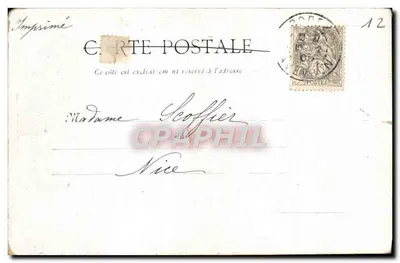 Rodez : O Liceu — Editor E. Carrère, Imp. d'Albi, n°62 — Verso