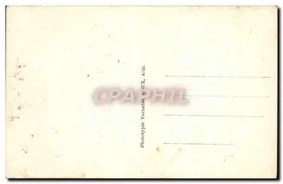 Rodez — Widok panoramiczny — Fototypie Tarnaise, Albi — Rewers