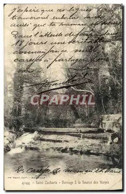 Saint-Zacharie - Barragem na Fonte das Nayes — P. Ruat, editora - Marselha