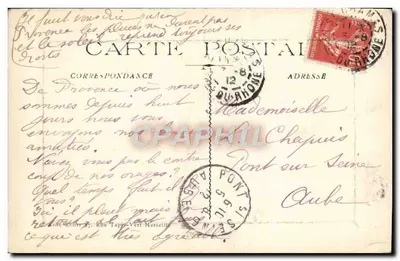 St-CHAMAS — Poort van het Fort — onbekende uitgever — Achterkant