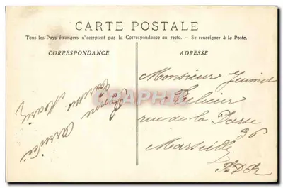 Arles - Les Aliscamps - Grobowiec Konsulów — Phototypie E. Lacour, Marsylia — Rewers