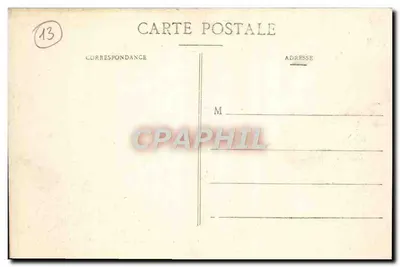 Rzymskie kolumny i Statua Mistrala — Arles — Wyd. Raffy Arles — Rewers