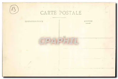 Arles - Kaplica Aliscamps — widok ruin z wieżą i łukami — wydawca nieznany, nr serii 42 — Rewers