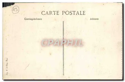 Aubagne — Porta do Velho Castelo — Editor E.D. n° 2709 — Verso