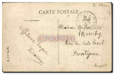 Arles — Rue de la République — Porte aux colonnes torses — B.D. éditeur, n° 825 — Verso