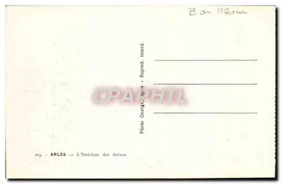 Arles — Wewnętrzna część Aren — Fot. George, Interd. Interd. — Rewers