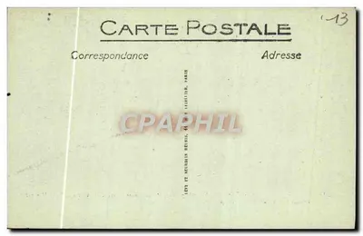 Arles — Katedra św. Trofimego, sarcofag IV wieku pochodzący z Aliscamps, który służył za grob św. Honorata — ND. — Rewers