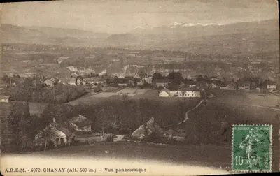 Chanay (Alt. 500 m.) — Vista panorâmica — A.B.E.M. - 4072