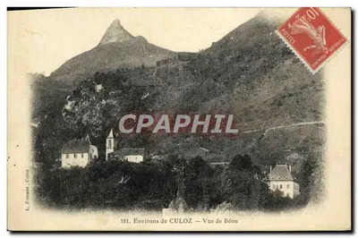 Bilhete postal antigo Culoz Environs Vista de Beon