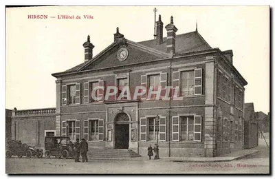 Hirson — O Hotel de Ville — Lattinours-Samin, editor, Hournmont