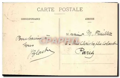 Frières-Faillouel — Castillo lado del parque — Amery, Edit. Feuillenel — Reverso