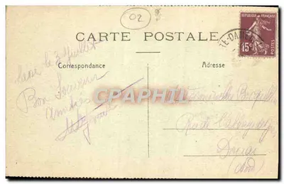 Bazylika N.-D. de Liesse — Sakristyja — Fototyp J. Bienaïmé, Reims - Dépose — Rewers