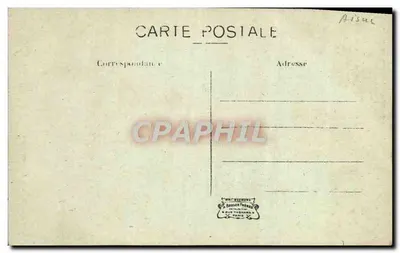 La Ferté-Milon — Velho Castelo, Torre do Rei — editor Grasset Frères, Paris — Verso