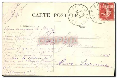 Soissons (Aisne) — As Torres de St-Jean-des-Vignes — A. Herbe, editor, n° 4656 — Verso