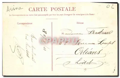 Issons — Ruiny Abbatii św. Jana z Winogron — Wydawca: Delaunay-Magnier — Rewers