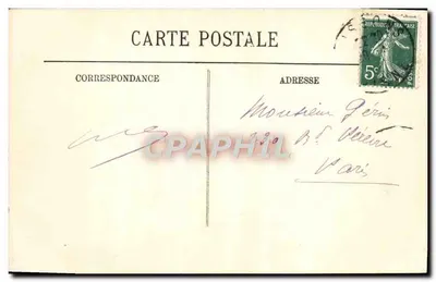 Soissons — Antiga Abadia de St-Jean-des-Vignes — As Torres — editor desconhecido, n° 15 — Verso