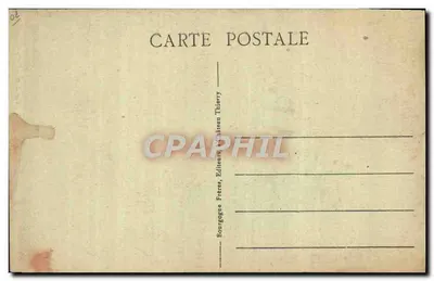Château-Thierry (Aisne) — Estátua de Jean de La Fontaine — Édit. B. II — Verso