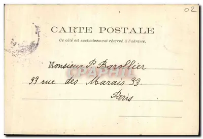 Laon — A Torre Inclinada — F. Barnaud, fot. Laon, n°35 — Verso