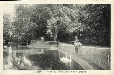 Vichy — Novo Parque. Lago dos Cisnes — B. M. editor